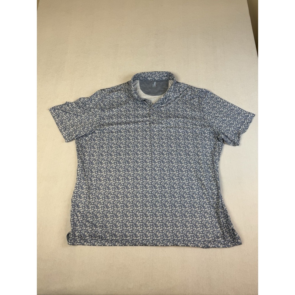 Johnnie-O Polo Shirt XXL Daisy Floral